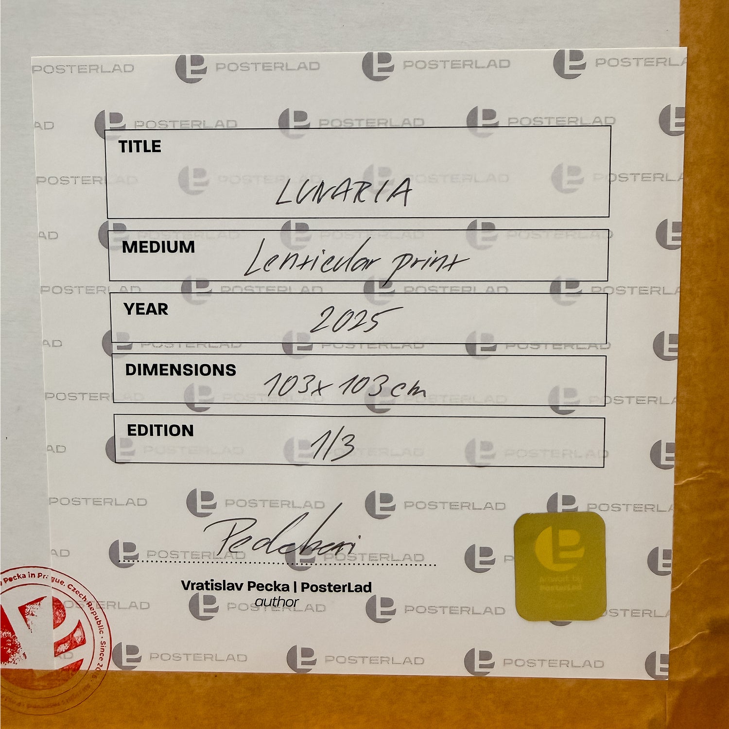 Lunaria – Edition of 3 – 100x100cm