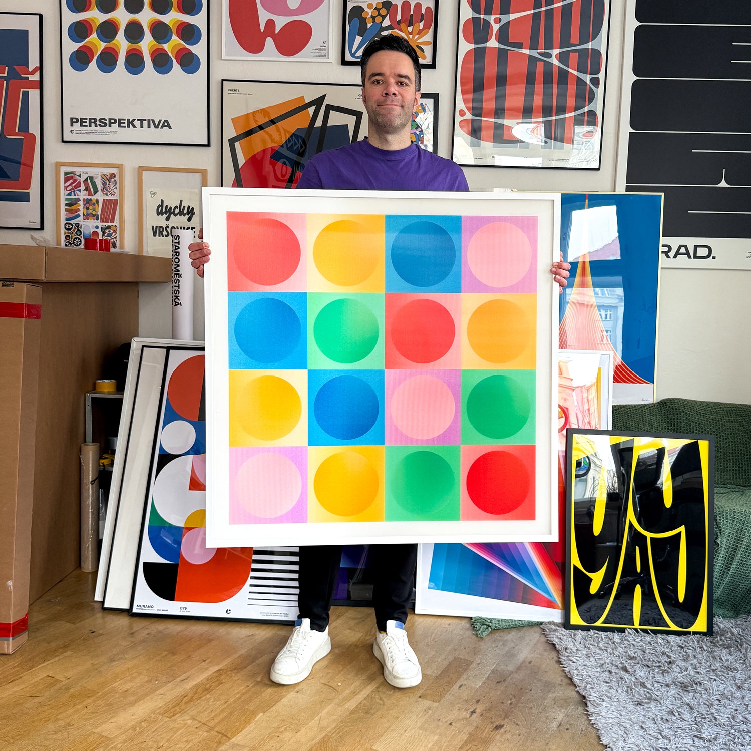 Metro – Edition of 1 – 100x100cm