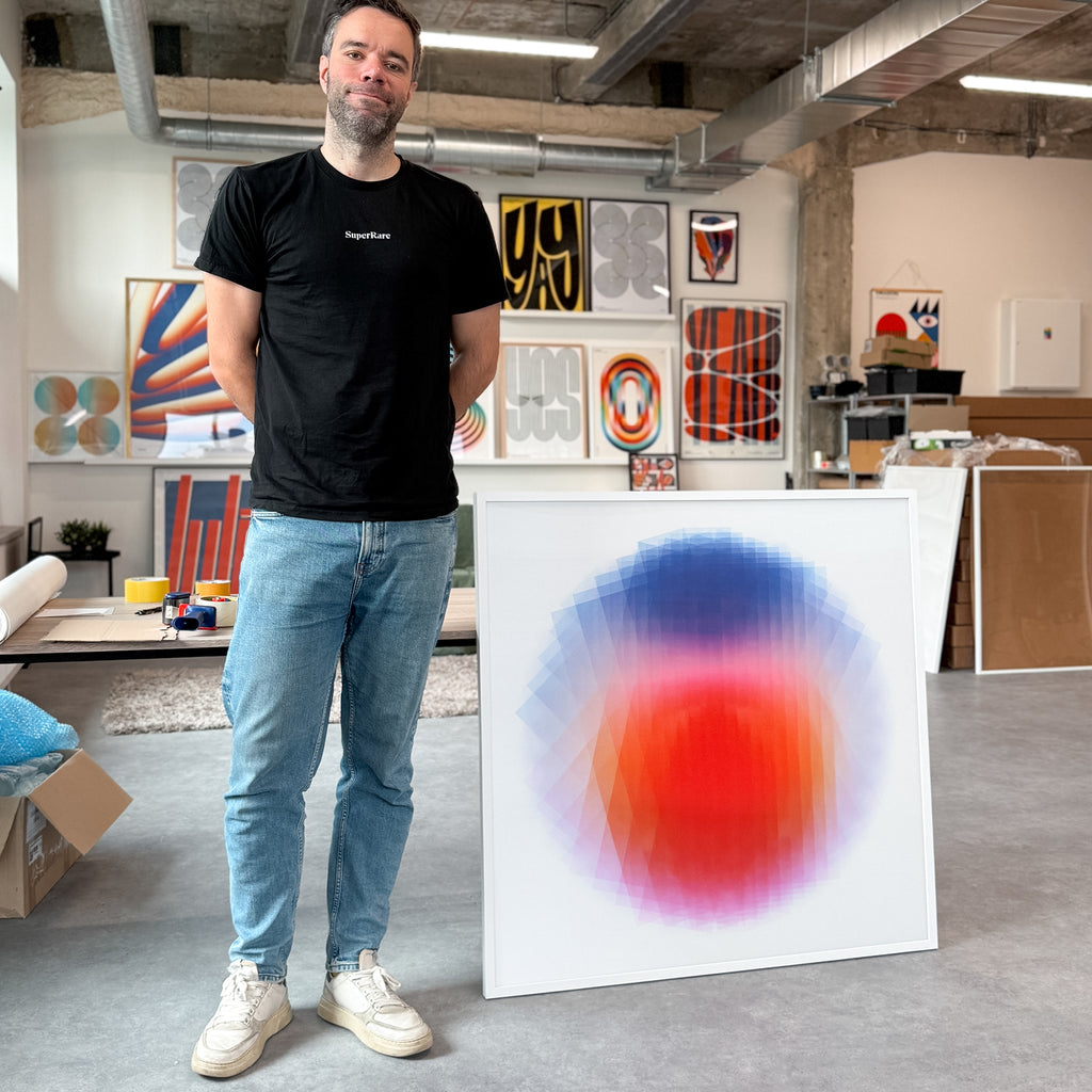 Ametrine – Edition of 1 – 100x100cm