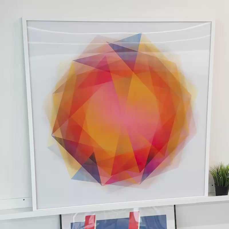 Hexagons – Edition of 1 – 100x100cm