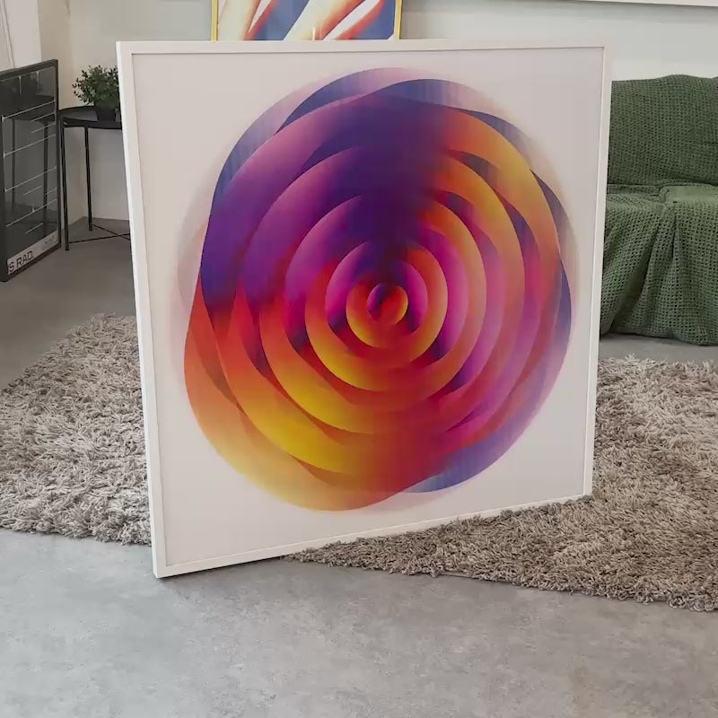Purple Spin – Edition of 1 – 100x100cm