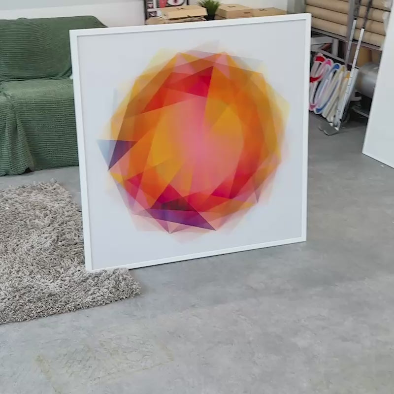 Hexagons – Edition of 1 – 100x100cm