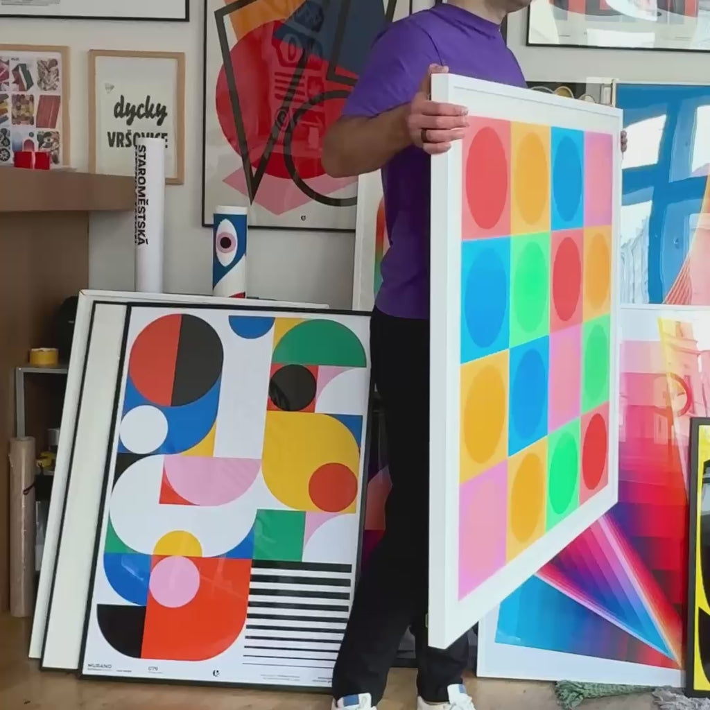 Metro – Edition of 1 – 100x100cm