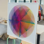 Axial – Edition of 1 – 100x100cm