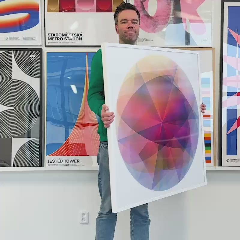 Axial – Edition of 1 – 100x100cm