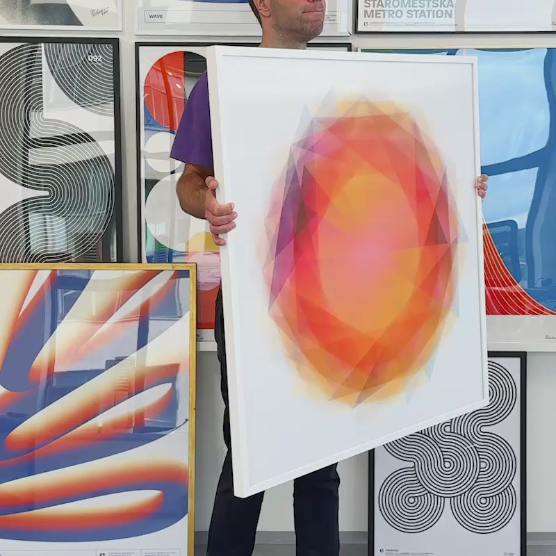 Hexagons – Edition of 1 – 100x100cm