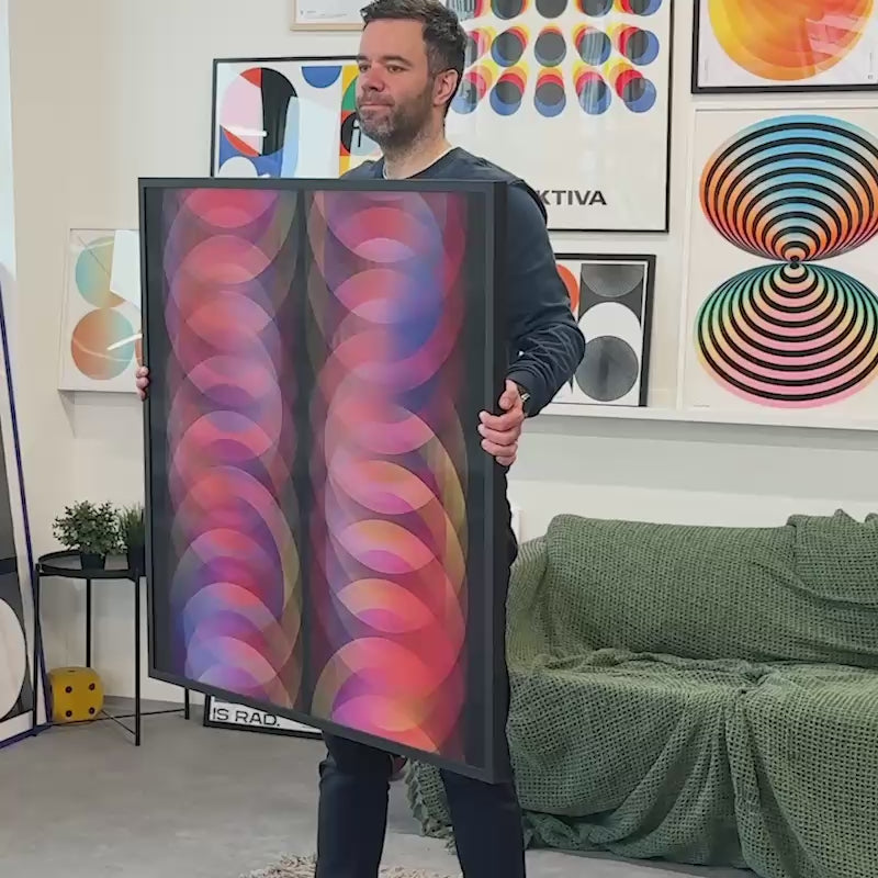 Chaospheres – Edition of 1 – 100x100cm