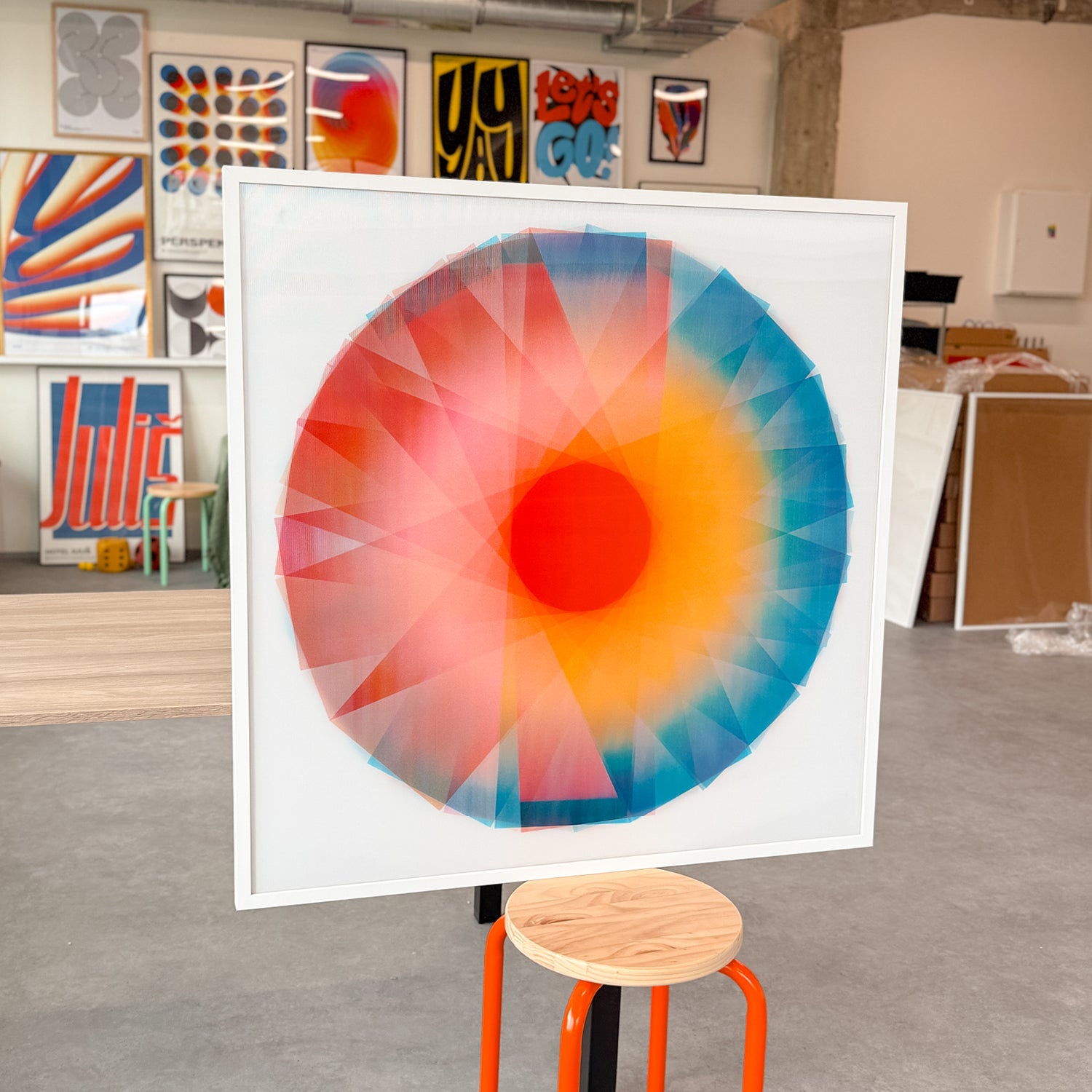 Solar – Edition of 1 – 100x100cm