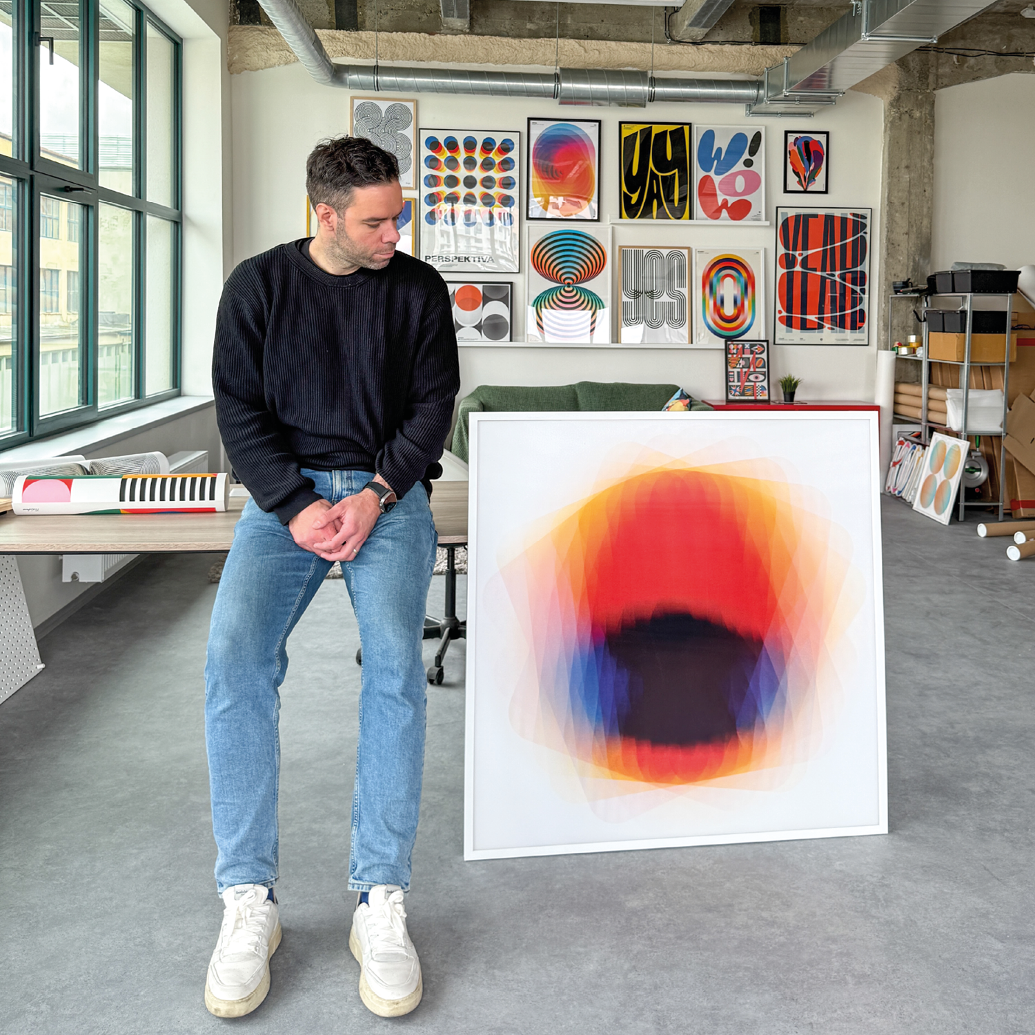 Vertigo – Edition of 1 – 100x100cm