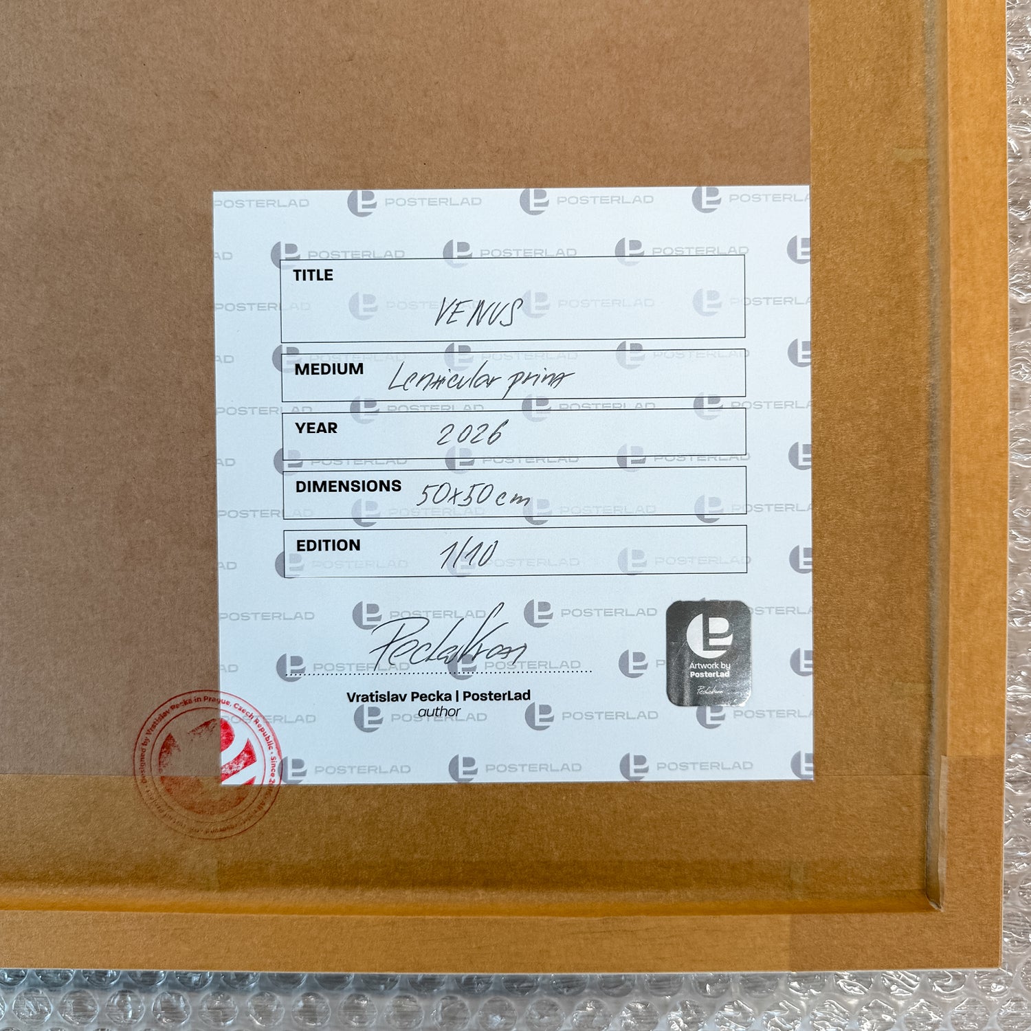 Venus – Edition of 10 – 50x50cm