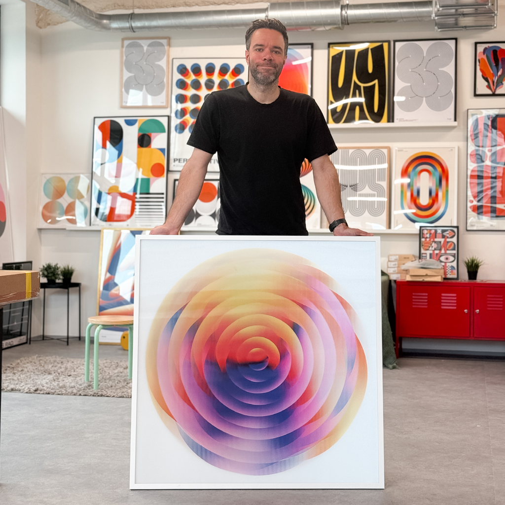 Purple Spin – Edition of 1 – 100x100cm