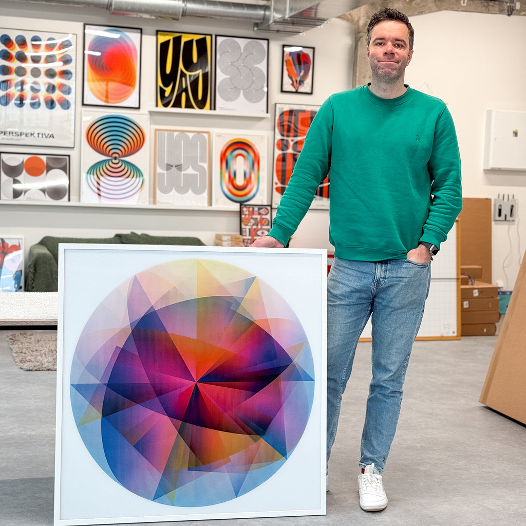 Axial – Edition of 1 – 100x100cm