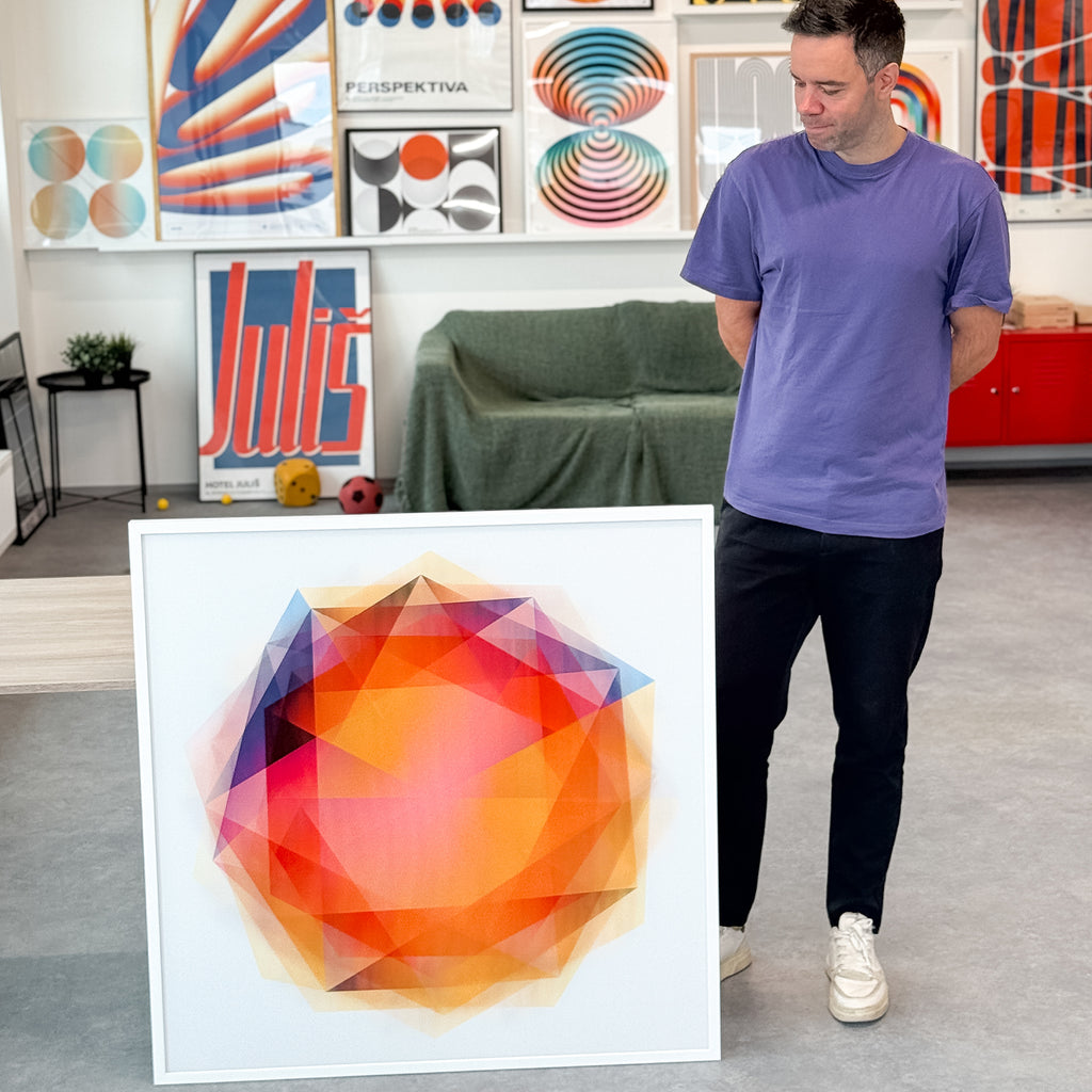 Hexagons – Edition of 1 – 100x100cm